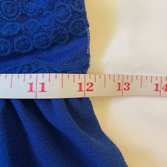 H&M size 4 blue mini lace dress - Picture 11 of 11